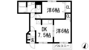 シャン・ド・フルールの物件間取画像